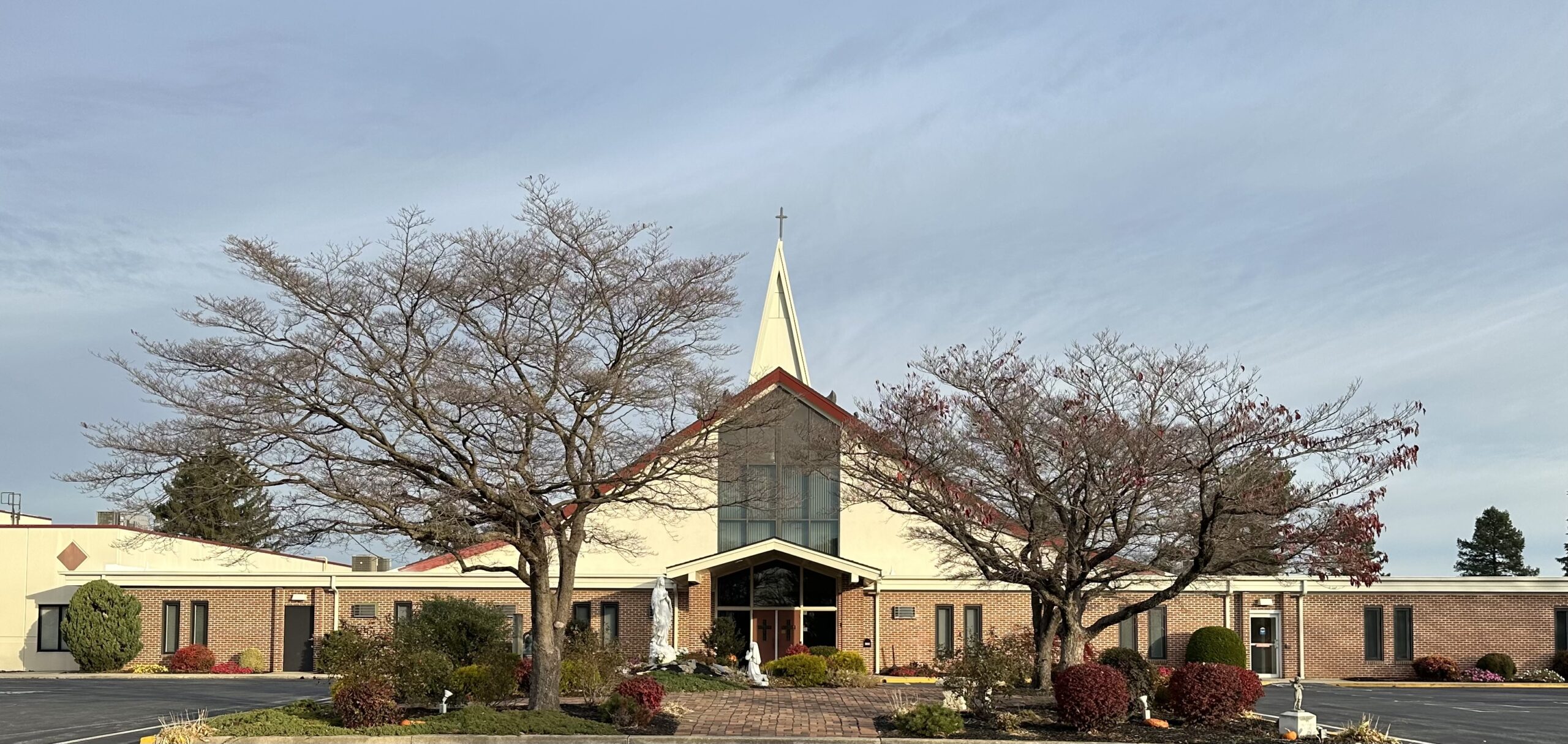 Our Lady of Lourdes Church front 11/27/24